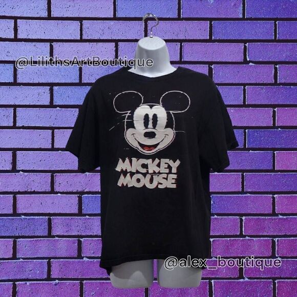 Disney Mickey Mouse Static Smile Tee(L031)- Size XL for Men - Picture 1 of 8